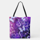 Boterfly Art 3 All-Over-Print Canvas tas (Achterkant)