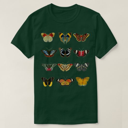 Boterfly Art Entomology Lepidopterist Love Cute B T-shirt (Design voorkant)