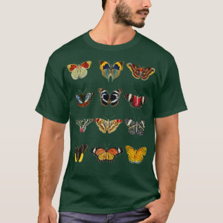 Boterfly Art Entomology Lepidopterist Love Cute B T-shirt
