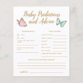 Boterfly-Baby voorspelling en advies-Kaart