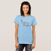 Boterfly Biker Babe T-Shirt (rood) (Voorkant volledig)