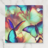 Boterfly Birthday Bedankjes Labels (Achterkant)