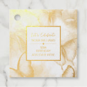 Boterfly Birthday Bedankjes Labels (Voorkant)