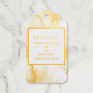 Boterfly Birthday Cadeaulabels