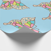 Boterfly Birthday Cadeaupapier (Hoek)