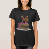 Boterfly Birthday Cake T-shirt (Voorkant)