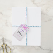 Boterfly Birthday Dank u Label Cadeaulabel (Met Touw)