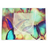 Boterfly Birthday Groot Cadeauzakje (Voorkant)