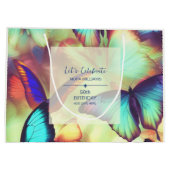 Boterfly Birthday Groot Cadeauzakje (Achterkant)