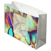 Boterfly Birthday Groot Cadeauzakje (Achterkant Gekanteld)