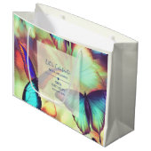 Boterfly Birthday Groot Cadeauzakje (Voorkant Gekanteld)