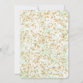 Boterfly Birthday Invitation Kaart (Achterkant)