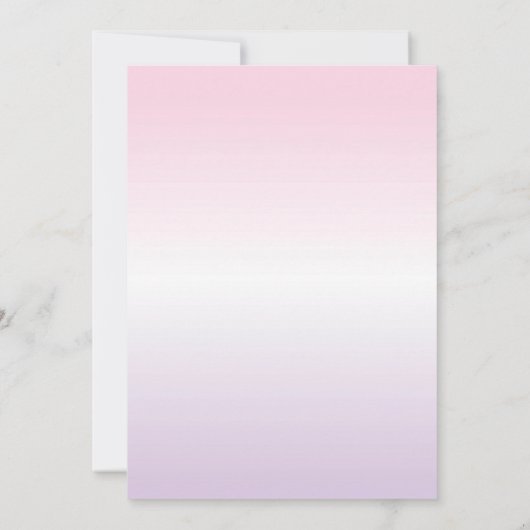 Boterfly Birthday Invitation Kaart (Achterkant)