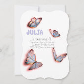 Boterfly Birthday Kaart (Voorkant)