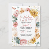 Boterfly Birthday Kaart (Voorkant)