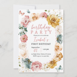 Boterfly Birthday Kaart