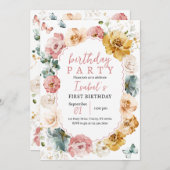 Boterfly Birthday Kaart (Voorkant / Achterkant)