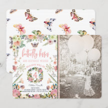 Boterfly Birthday Party Invitations for a Girl