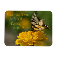 Boterfly Birthday Save the Date
