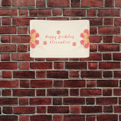 Boterfly Birthday Spandoek