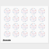 Boterfly Birthday Sticker Labels (Vel)