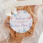 Boterfly Birthday Sticker Labels