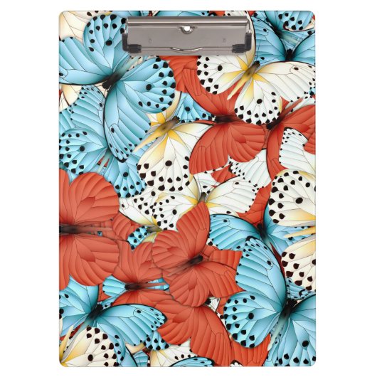 Boterfly Blue Oranje Hive | Klembord voor vlinder (Voorkant)