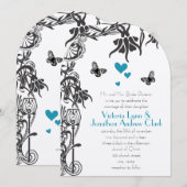 Boterfly Christelijke feiale weddenschap Kaart (Voorkant / Achterkant)