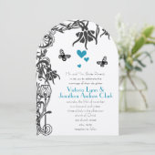 Boterfly Christelijke feiale weddenschap Kaart (Staand voorkant)