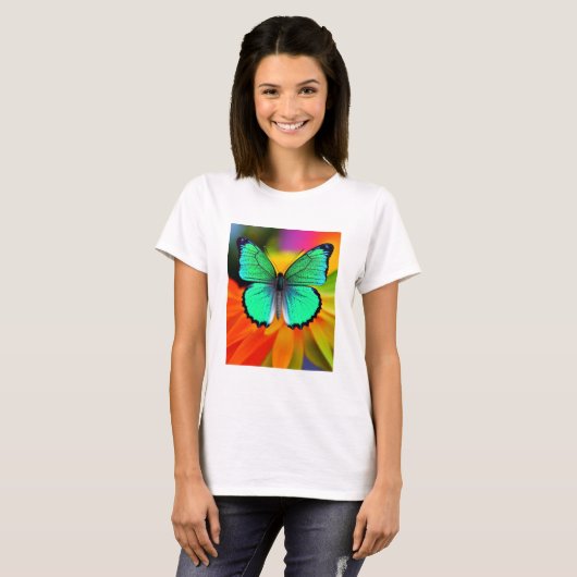 Boterfly Colorful T-Shirt (Voorkant volledig)
