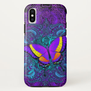 Boterfly-dichte iPhone X Hoesje