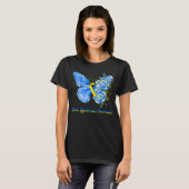 Boterfly Down Syndrome Awareness T-shirt (Voorkant volledig)