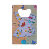 Boterfly Dreaming Bottle Open Creditkaart Flessenopener (Achterkant)