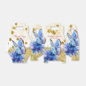 Boterfly Elegant Modern Wedding Favor Box Bedankdoosjes (Uitgevouwen)