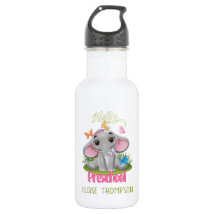 Boterfly Elephant Preschool Terug naar school Waterfles