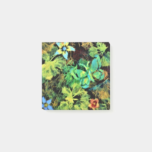 Boterfly en bloem Rodilius Post it Notes (Voorkant)