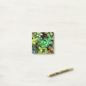 Boterfly en bloem Rodilius Post it Notes (Op bureau)