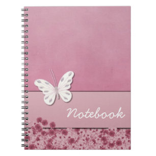 Boterfly en Flowers-laptop Notitieboek