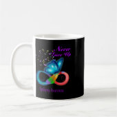 Boterfly Epilepsy Bewustheid Koffiemok (Links)