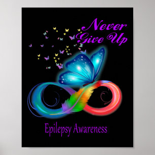 Boterfly Epilepsy Bewustheid Poster