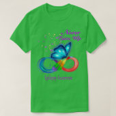 Boterfly Epilepsy Bewustheid T-shirt (Design voorkant)