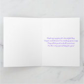 Boterfly Fairy and Centaur Birthday Kaart (Binnen)