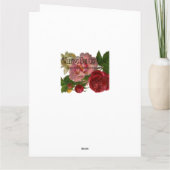 Boterfly Fairy and Centaur Birthday Kaart (Achterkant)