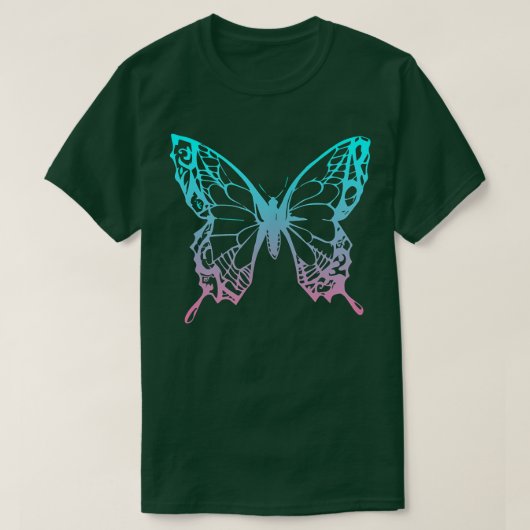 Boterfly Fairy Grunge Fairycore Aesthetische Gothi T-shirt (Design voorkant)
