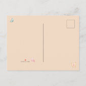 Boterfly Fairytale Floral Photo Birthday Briefkaar Uitnodiging Briefkaart (Achterkant)