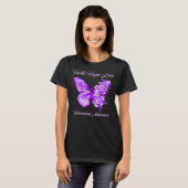 Boterfly Faith Hope Love Tuberculosis Awareness T-shirt (Voorkant volledig)