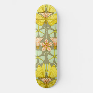 Boterfly Floral Botanical Art Nouveau Persoonlijk Skateboard