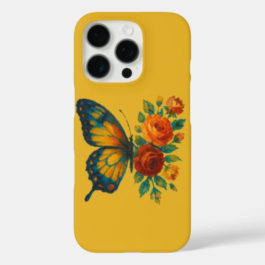 Boterfly Floral Case-Mate iPhone Case (Achterkant)