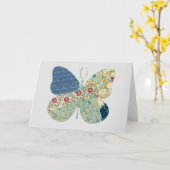 Boterfly Floral Kaart Series 2 (Gele Bloem)