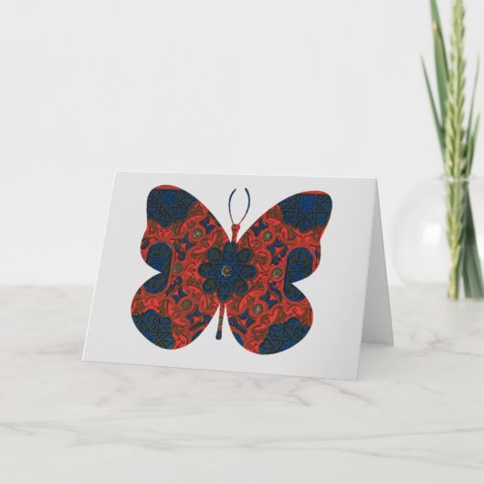 Boterfly Floral Kaart Series 3 (Voorkant)